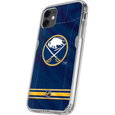 NHL Buffalo Sabres Home Jersey iPhone 11 Clear Case