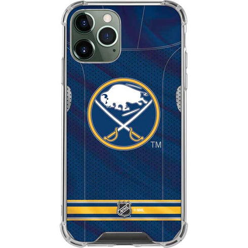 NHL Buffalo Sabres Home Jersey iPhone 11 Pro Max Clear Case