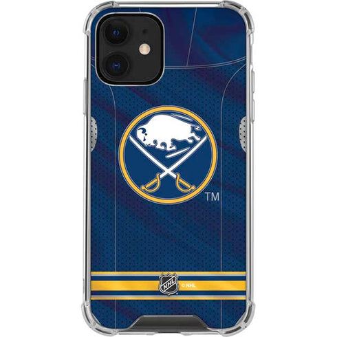 NHL Buffalo Sabres Home Jersey iPhone 12 Clear Case