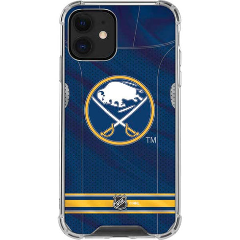 NHL Buffalo Sabres Home Jersey iPhone 12 Mini Clear Case