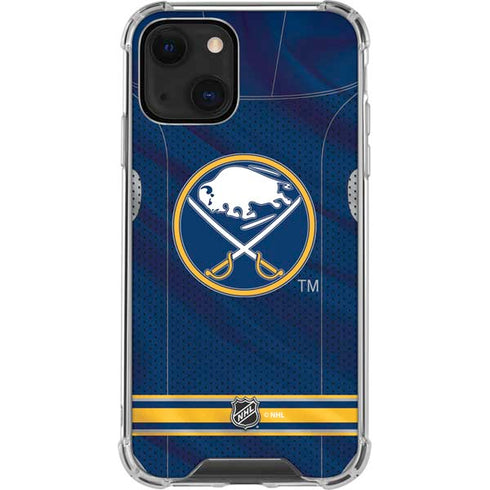 NHL Buffalo Sabres Home Jersey iPhone 13 Clear Case
