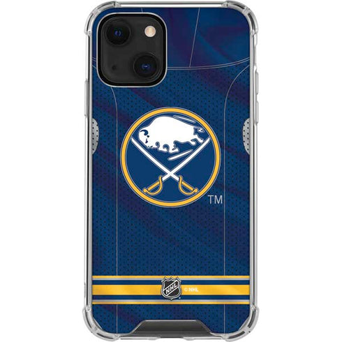 NHL Buffalo Sabres Home Jersey iPhone 14 Plus Clear Case