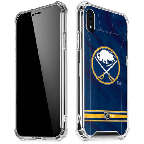 NHL Buffalo Sabres Home Jersey iPhone XR Clear Case