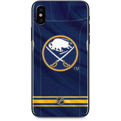 NHL Buffalo Sabres Home Jersey iPhone XS Max Skin
