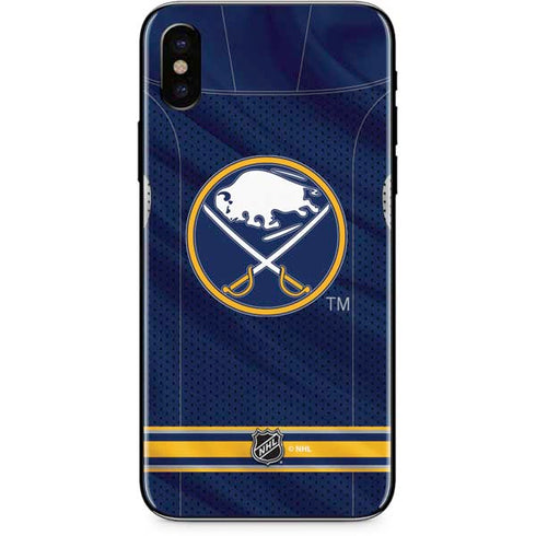 NHL Buffalo Sabres Home Jersey iPhone XS Skin