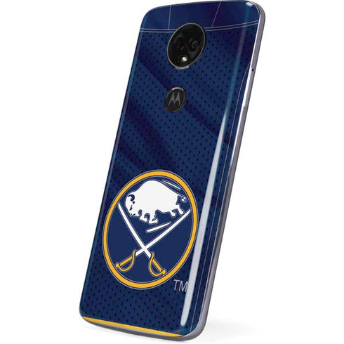 NHL Buffalo Sabres Home Jersey Moto E5 Plus Skin