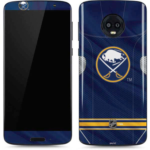 NHL Buffalo Sabres Home Jersey Moto G6 Skin