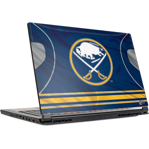 NHL Buffalo Sabres Home Jersey MSI GS65 Stealth Laptop Skin