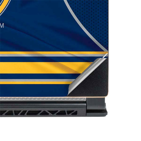 NHL Buffalo Sabres Home Jersey MSI GS65 Stealth Laptop Skin