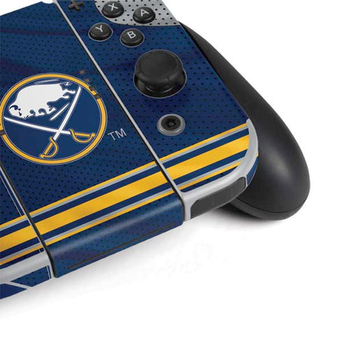 NHL Buffalo Sabres Home Jersey Nintendo Switch OLED (2021) Skin
