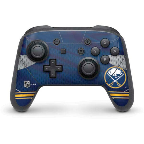 NHL Buffalo Sabres Home Jersey Nintendo Switch Pro Controller Skin