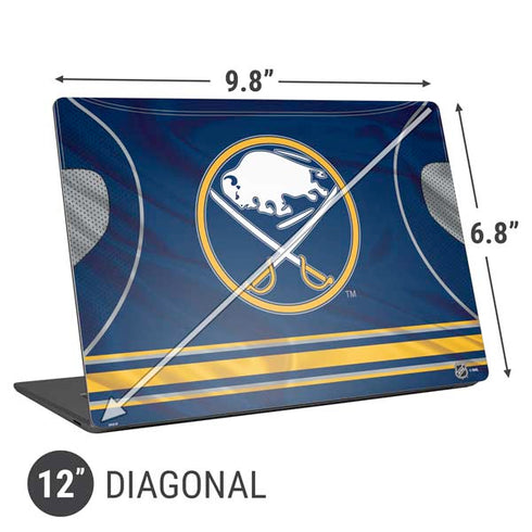 NHL Buffalo Sabres Home Jersey Universal Laptop 12in (9.8 x 6.8in) Skin