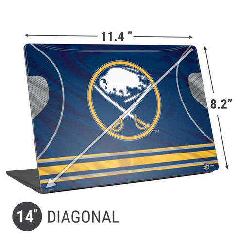 NHL Buffalo Sabres Home Jersey Universal Laptop 14in (11.4 x 8.2in) Skin