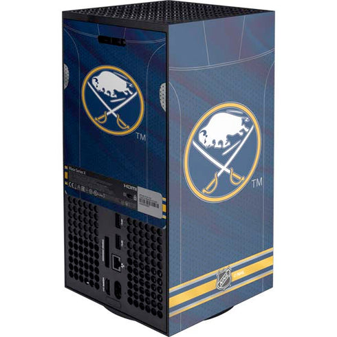 NHL Buffalo Sabres Home Jersey Xbox Series X Console Skin