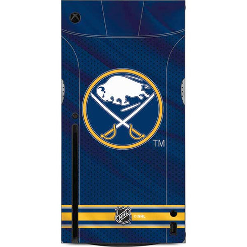 NHL Buffalo Sabres Home Jersey Xbox Series X Console Skin