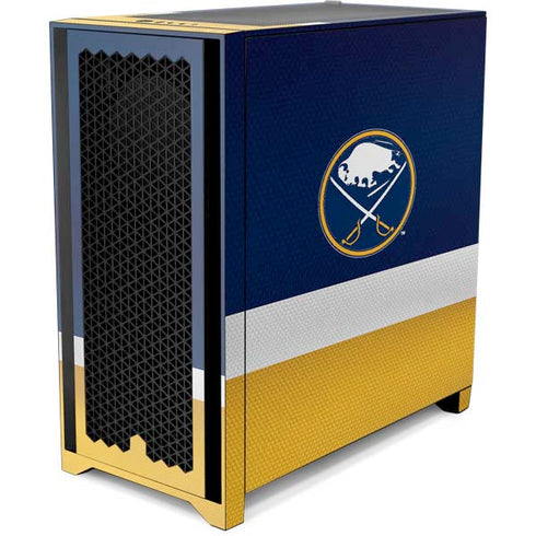 NHL Buffalo Sabres Jersey Corsair 4000D Tempered Glass Mid-Tower ATX Case Skin