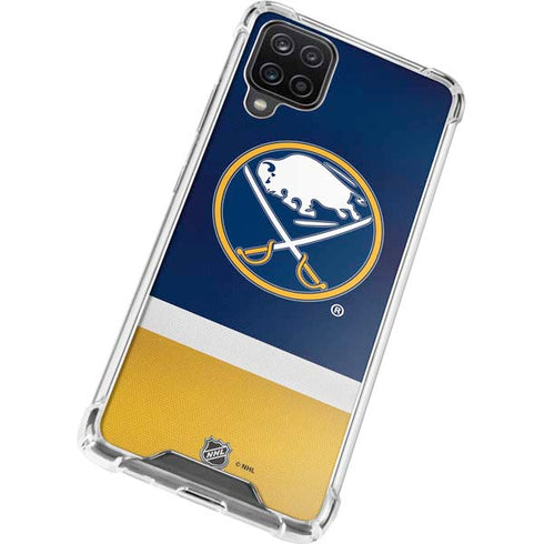 NHL Buffalo Sabres Jersey Galaxy A12 Clear Case