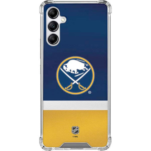 NHL Buffalo Sabres Jersey Galaxy A15 5G Clear Case