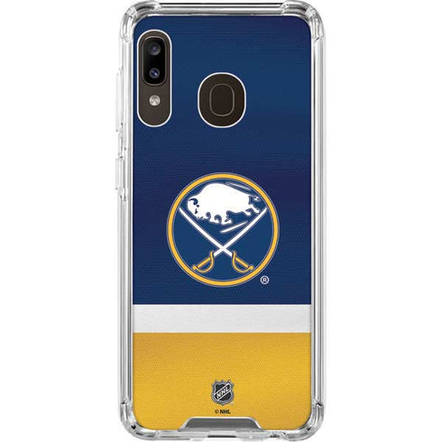 NHL Buffalo Sabres Jersey Galaxy A30 Clear Case