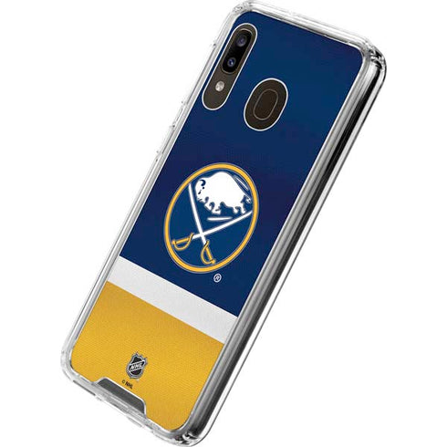 NHL Buffalo Sabres Jersey Galaxy A30 Clear Case