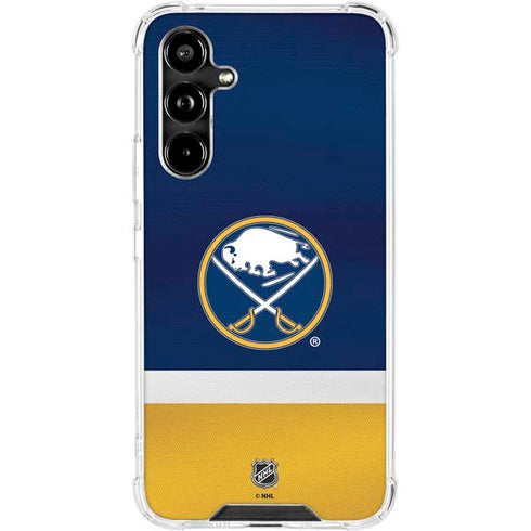NHL Buffalo Sabres Jersey Galaxy A54 5G Clear Case