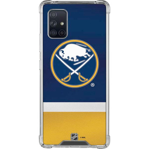 NHL Buffalo Sabres Jersey Galaxy A71 5G Clear Case