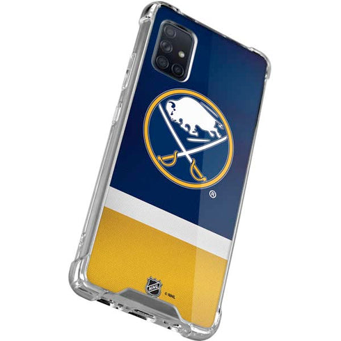 NHL Buffalo Sabres Jersey Galaxy A71 5G Clear Case