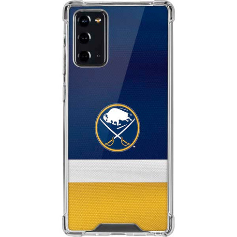 NHL Buffalo Sabres Jersey Galaxy Note20 5G Clear Case