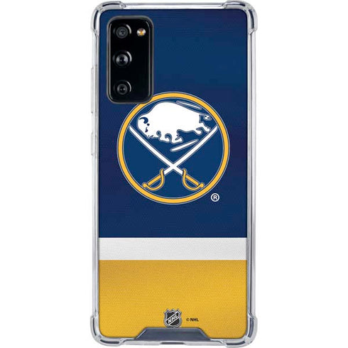 NHL Buffalo Sabres Jersey Galaxy S20 FE Clear Case