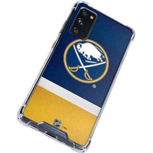 NHL Buffalo Sabres Jersey Galaxy S20 FE Clear Case