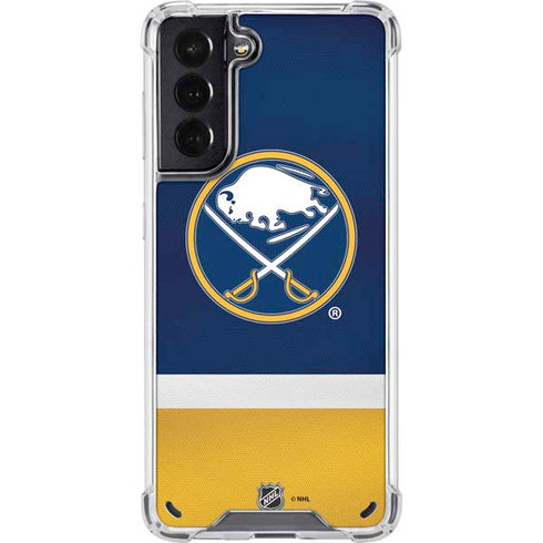 NHL Buffalo Sabres Jersey Galaxy S21 5G Clear Case