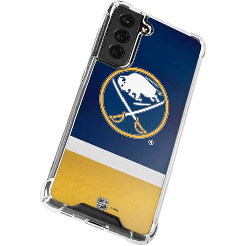 NHL Buffalo Sabres Jersey Galaxy S21 FE Clear Case