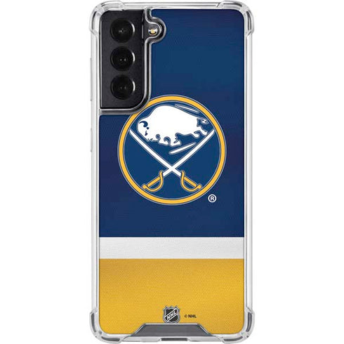 NHL Buffalo Sabres Jersey Galaxy S22 Clear Case