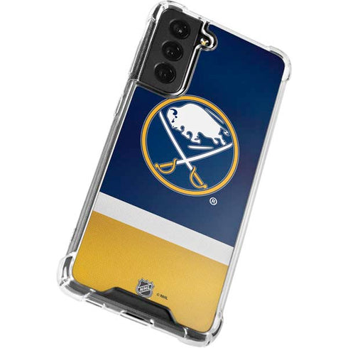 NHL Buffalo Sabres Jersey Galaxy S22 Plus Clear Case