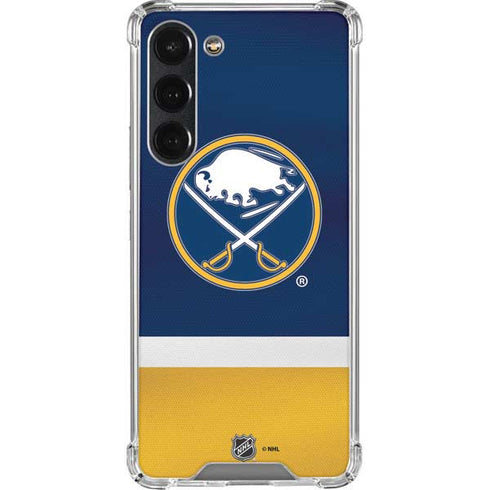 NHL Buffalo Sabres Jersey Galaxy S23 Plus Clear Case