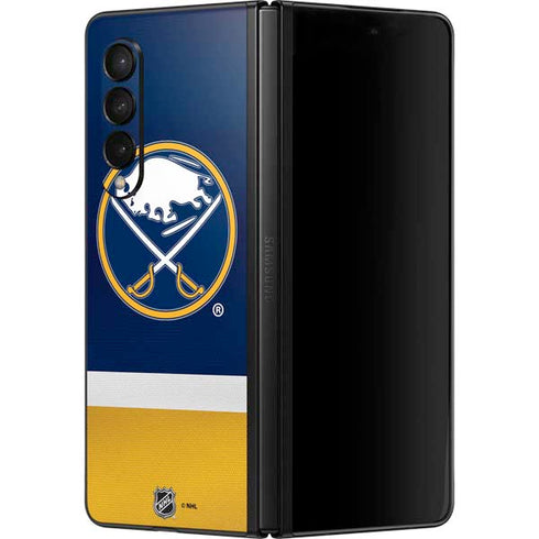 NHL Buffalo Sabres Jersey Galaxy Z Fold3 5G Skin