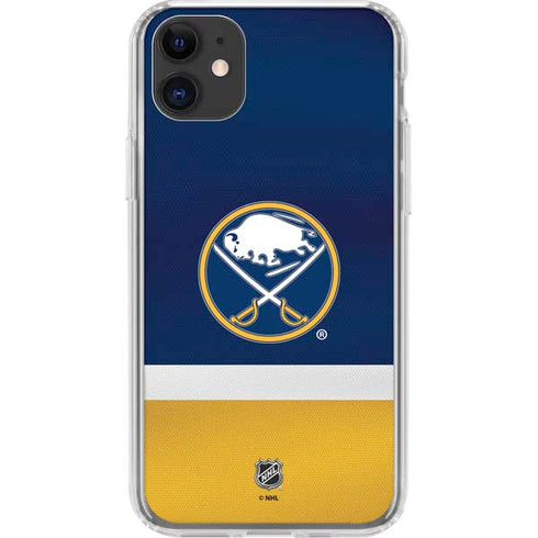 NHL Buffalo Sabres Jersey iPhone 11 Clear Case