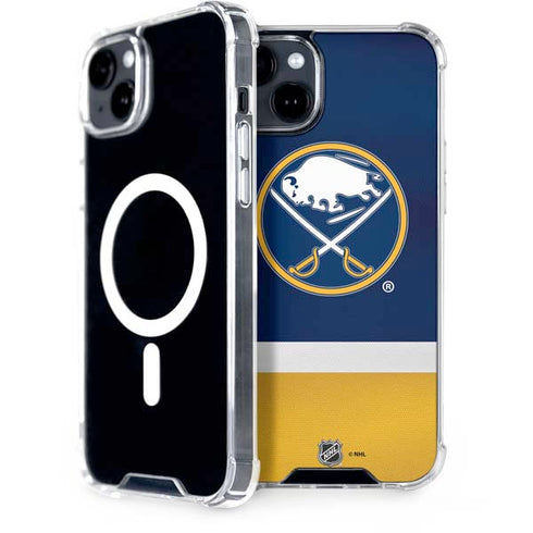 NHL Buffalo Sabres Jersey iPhone 15 Plus MagSafe Case