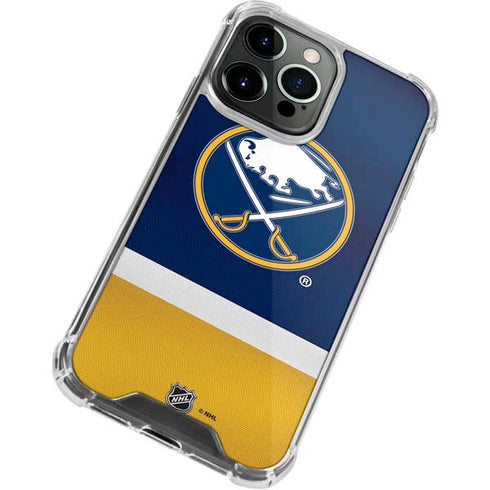 NHL Buffalo Sabres Jersey iPhone 14 Pro Clear Case