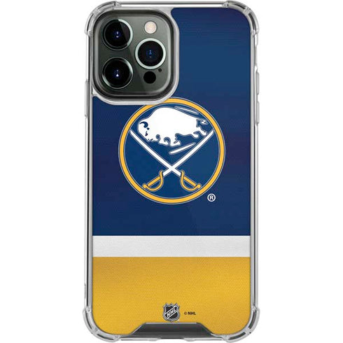 NHL Buffalo Sabres Jersey iPhone 14 Pro Max Clear Case