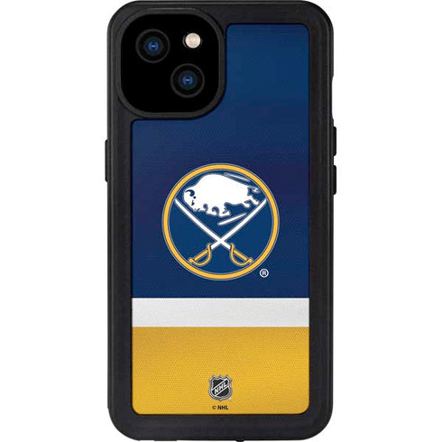 NHL Buffalo Sabres Jersey iPhone 15 Plus Waterproof Case