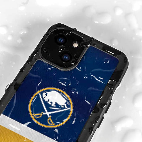 NHL Buffalo Sabres Jersey iPhone 15 Plus Waterproof Case