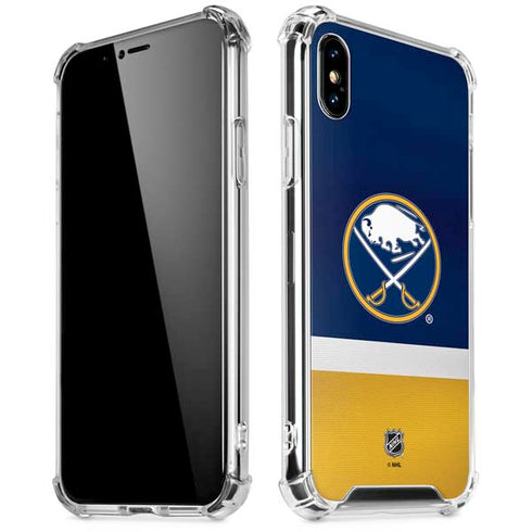 NHL Buffalo Sabres Jersey iPhone XS Max Clear Case