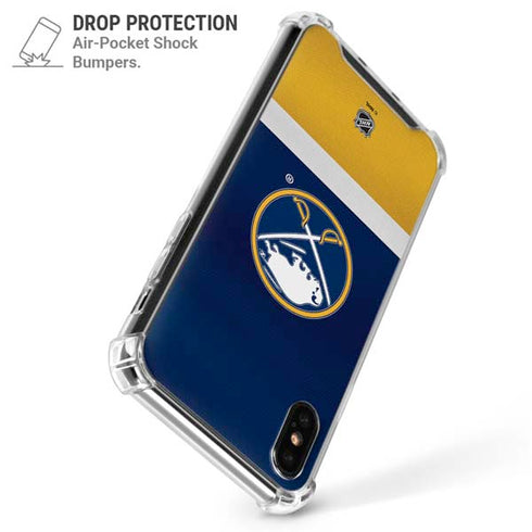 NHL Buffalo Sabres Jersey iPhone XS Max Clear Case