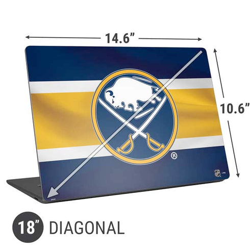 NHL Buffalo Sabres Jersey Universal Laptop 18in (14.6 x 10.6in) Skin
