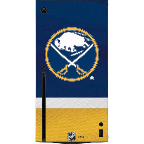 NHL Buffalo Sabres Jersey Xbox Series X Console Skin