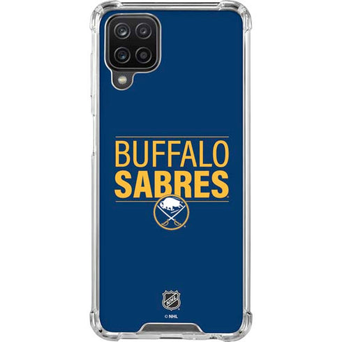 NHL Buffalo Sabres Lineup Galaxy A12 Clear Case
