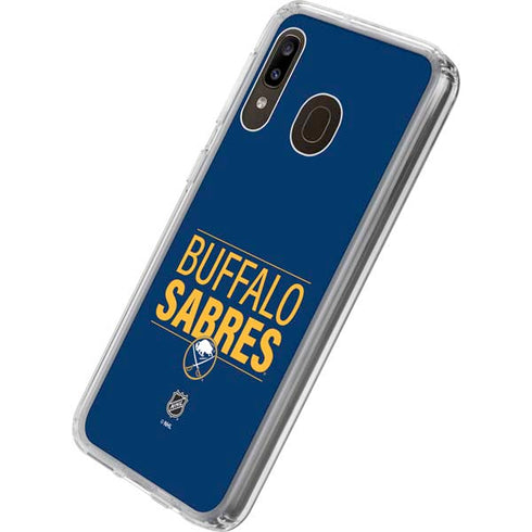 NHL Buffalo Sabres Lineup Galaxy A20 Clear Case