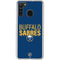 NHL Buffalo Sabres Lineup Galaxy A21 Clear Case