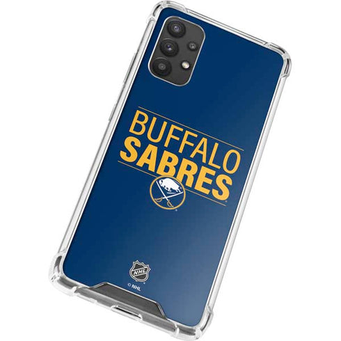 NHL Buffalo Sabres Lineup Galaxy A32 5G Clear Case